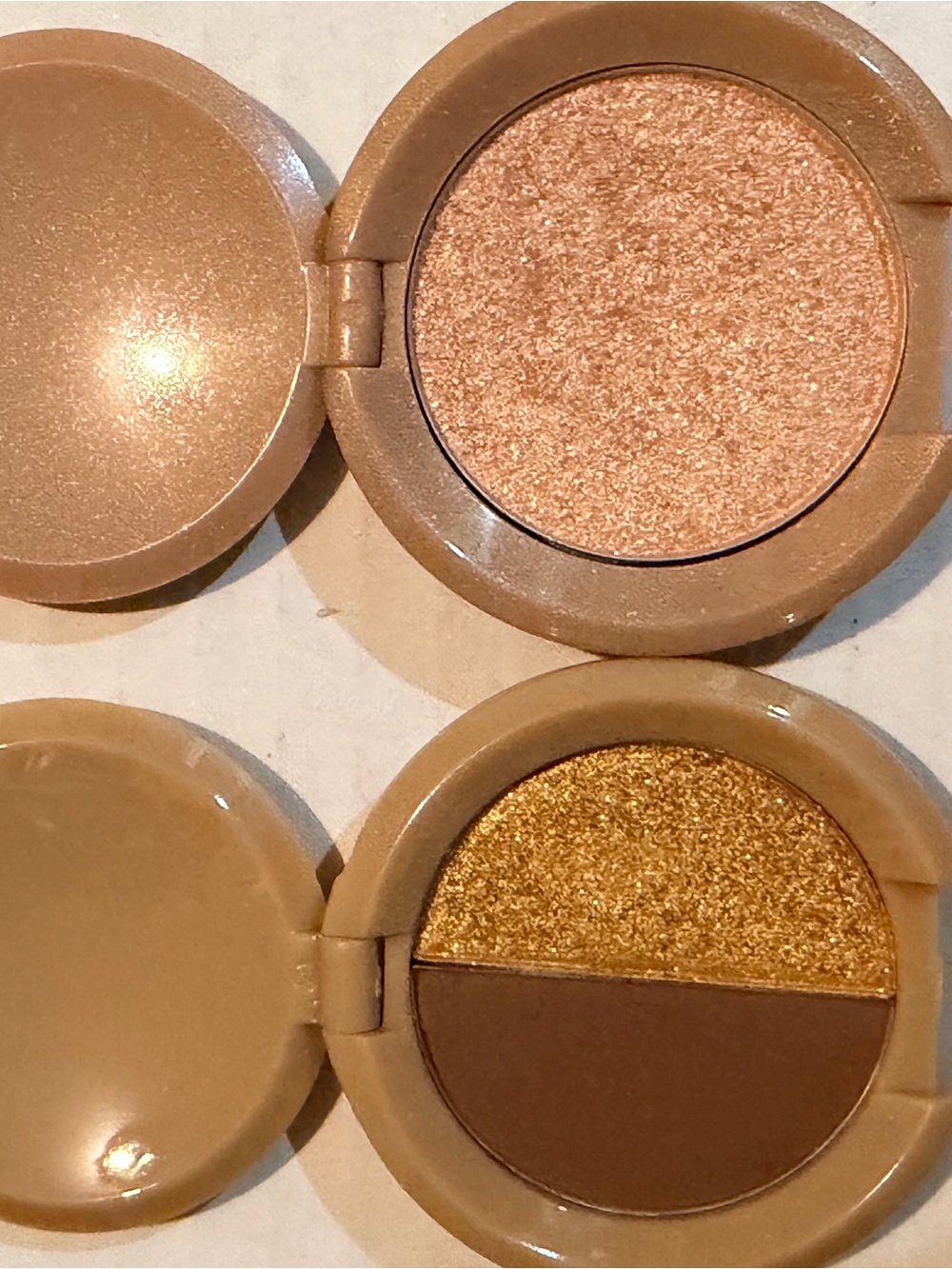 IBY eyeshadow duo and highlighter